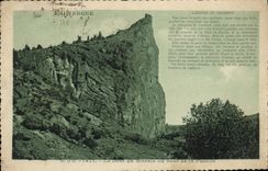 CPA Auvergne Legende du Chambon La dent du marais ou saut de la pucelle