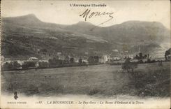 VINTAGE POSTCARD Bourboule Large Puy the Hamper of Ordance and the Tenon