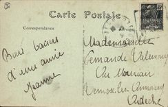 VINTAGE POSTCARD Dead Walls Acute Tower of the queen seen of the interior of the walls