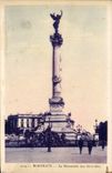 CPA Bordeaux Le Monument Des Girondins