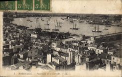 CPA Bordeaux Panorama Et La Gironde