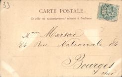 Iglesia Seurin de Burdeos de la POSTAL de la VENDIMIA Saint