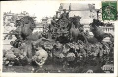 CPA Bordeaux Le monument des Girondins