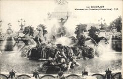 CPA Bordeaux Monument Des Girondins