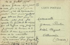 VINTAGE POSTCARD Road Of Vigan AD INTERIM 'Aigonal the Jump Of the Goat