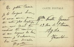 CPA Saint Gilles Du Gard Facade De La Basilique abbatiale Frise du portail central Un groupe d'apotres