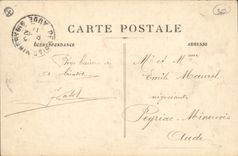 POSTAL Nimes interior de la VENDIMIA de arena