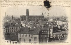 VINTAGE POSTCARD Toulouse Seen from On the Jacobins