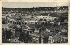 POSTAL Nimes de la VENDIMIA la arena y la visión