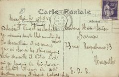 VINTAGE POSTCARD Nimes Garden Of the Fountain Seen from De I' Interieur Of the Cave