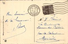 CPA Toulouse Vue Generale Sur La Garonne