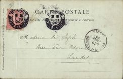 CPA Toulouse Le Musee Vue Sur la Rue Alsace Lorraine