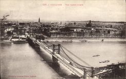 VINTAGE POSTCARD Toulouse Panoramic View
