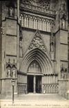 VINTAGE POSTCARD Clermont Ferrand Gate Northern Of the Cathedral