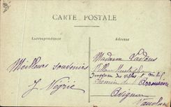 VINTAGE POSTCARD Toulouse Crossroads Lafayette Tram