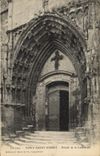 CPA Pont Saint Esprit Portail De La Cathedrale