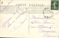 CPA Toulouse Statue Riquet