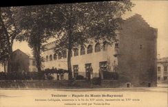 VINTAGE POSTCARD Toulouse collegial Frontage Of the Museum St Raymond Old
