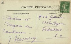 VINTAGE POSTCARD Toulouse Entered Of the Large Round