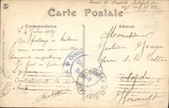 VINTAGE POSTCARD Toulouse Royal Garden the Lake