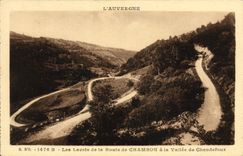 CPA Les Lacets De La Route De Chambon A La Vallee De Chaudefour