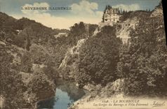 CPA La Bourboule Les Gorges Du Barrage Et Villa Peironnel