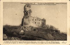 VINTAGE POSTCARD Surroundings of Chatelguyon Castle De Tournoel