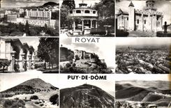 MODERN CARD Royat Puy De Dome