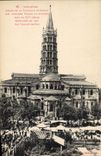 VINTAGE POSTCARD Toulouse Abisde Of the Basilica St Sernin Goes