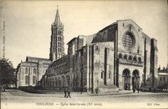 CPA Toulouse Eglise Saint Sernin