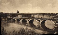 CPA Toulouse Le pont neuf 