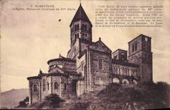 CPA St Nectaire L'Eglise Monument historique