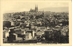 VINTAGE POSTCARD Clermont Ferrand View Taken De Montjuzet