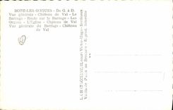 MODERN CARD Bort Organ View Castle of Valley the stopping Road on the stopping organ