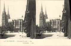 VINTAGE POSTCARD Auvergne Clermont Ferrand Carhedrale