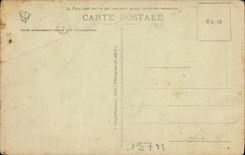 VINTAGE POSTCARD Auvergne Clermont Ferrand Street of the Fats and Cathedral