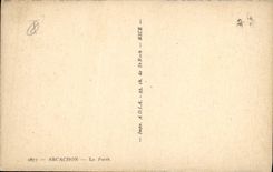 VINTAGE POSTCARD Arcachon the Drill