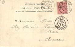 St Baudile de Nimes de la POSTAL de la VENDIMIA