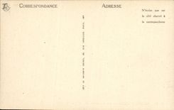 VINTAGE POSTCARD Acute Dead Overall picture of the walls