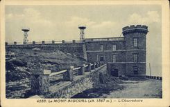 VINTAGE POSTCARD the Aigoual Mount the Observatory