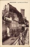CPA Beaucaire La Porte Et Le Donjon