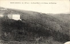 CPA Mont Aigoual Le Grand Hotel Et Le Chateau