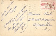 VINTAGE POSTCARD Beaucaire the Casino