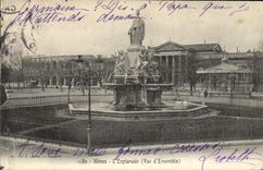CPA Nimes L'Esplanade Vue d'ensemble 