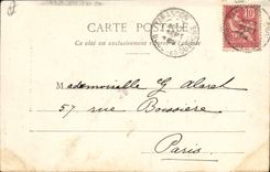 VINTAGE POSTCARD Beaucaire the Covered Cross