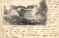 CPA Nimes Le Temple De Diane