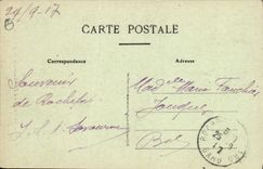 POSTAL Rochefort interior de la VENDIMIA de la cámara acorazada