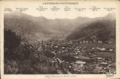 CPA L'Auvergne Panorama du Mont Dore