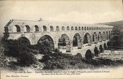 VINTAGE POSTCARD the Bridge Of Gard Romain Aqueduct