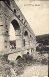 VINTAGE POSTCARD Bridge Of Gard Romain Aqueduct